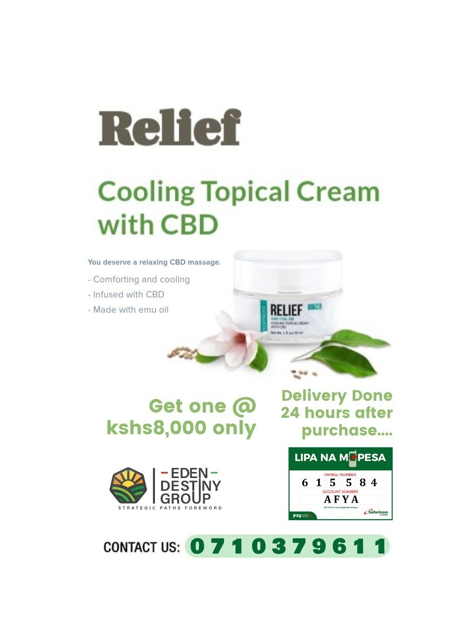 CBD infused topical cooling cream