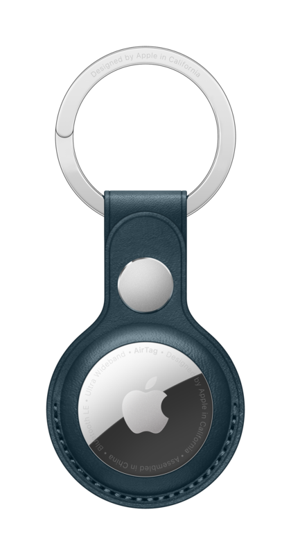 Apple Leather Key Ring