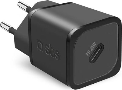 SBS NanoTube Charger 20W, Nero SBS NanoTube Charger 20W, Nero