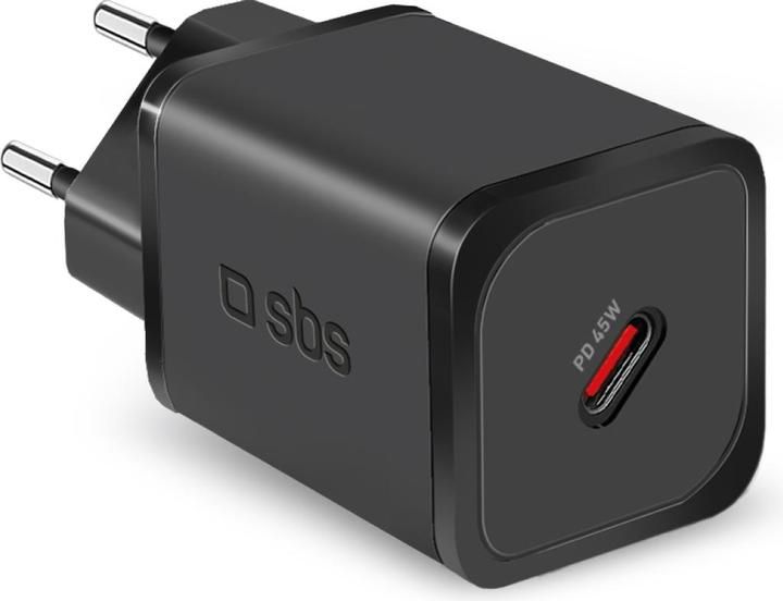 SBS LCD Wall Charger 45W Nero