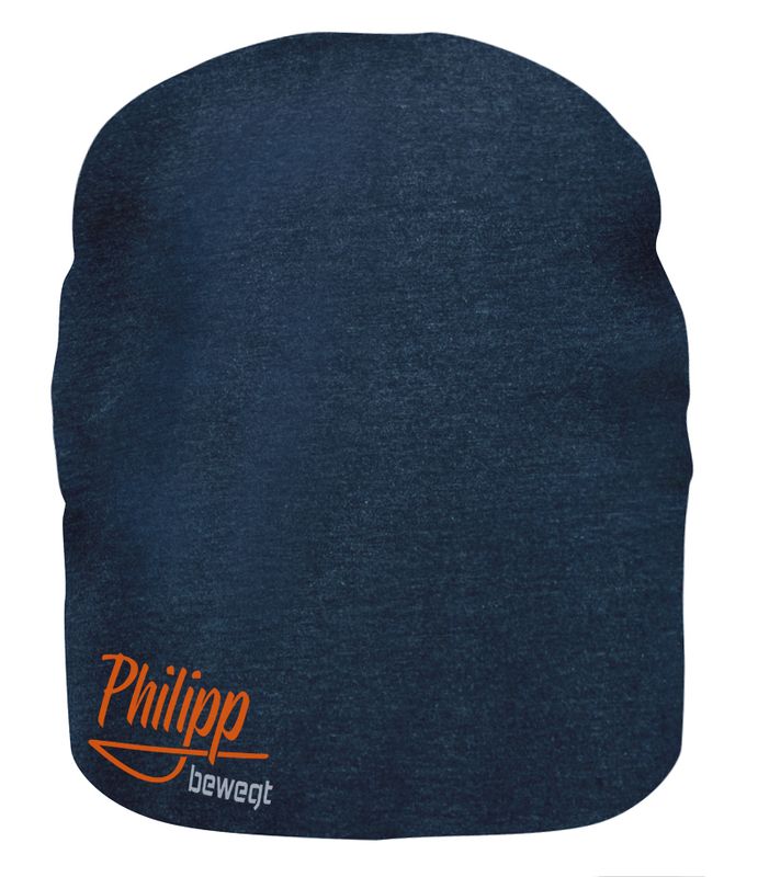 Haube Beanie dunkelblau