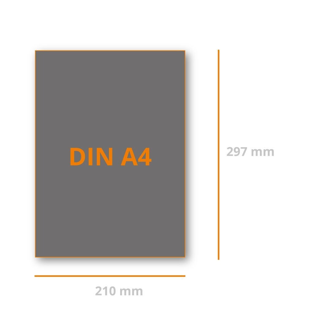 Digitalproof DIN A4, Staffelpreis ab € 3.25, farbverbindlich