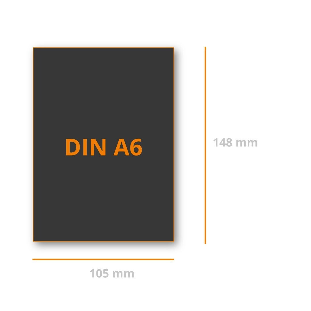 Digitalproof DIN A6, Staffelpreis ab € 2.00, farbverbindlich