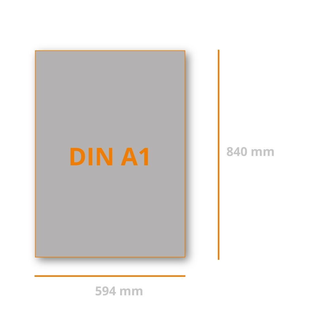Digitalproof DIN A1, Staffelpreis ab € 25.50, farbverbindlich