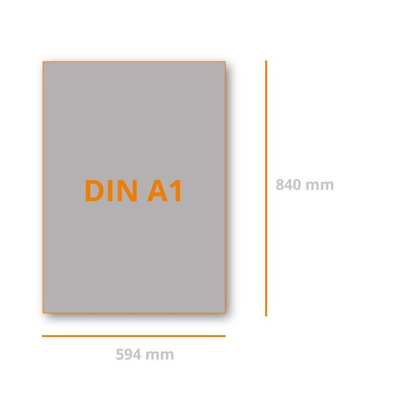 Digitalproof DIN A1, Staffelpreis ab € 25.50, farbverbindlich