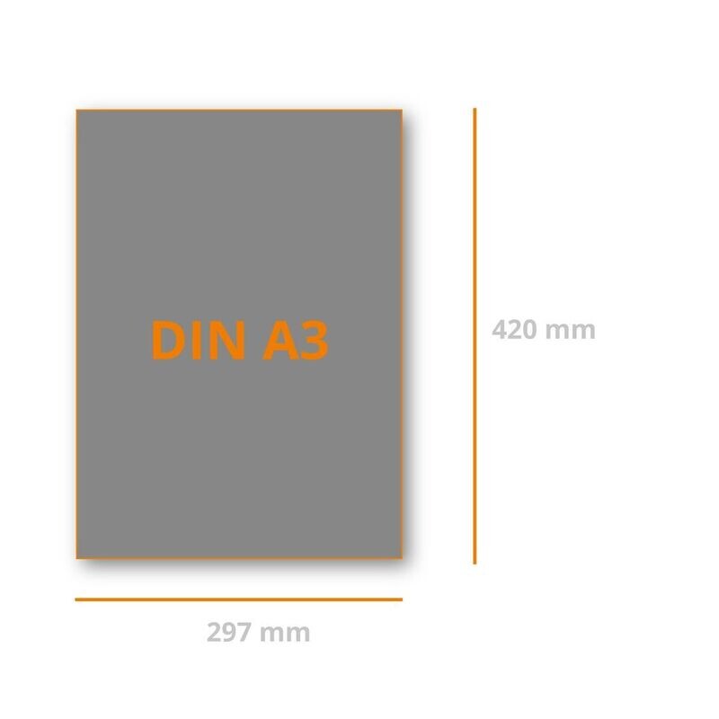 Digitalproof DIN A3, Staffelpreis ab € 6.50, farbverbindlich