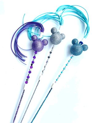 🔵🟢 Rasselwedel  Maus mit Wunschnamen 🟢🔵