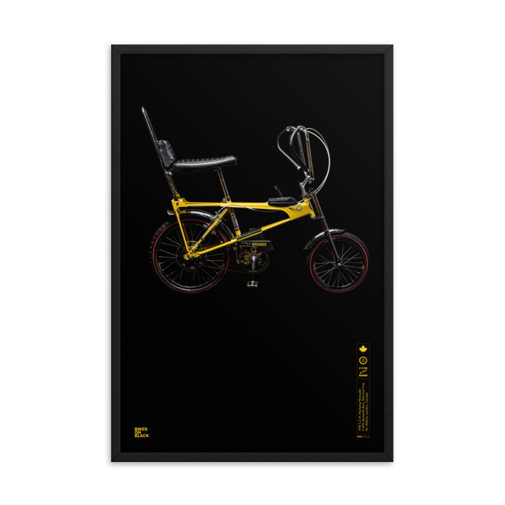 Framed C.C.M. Mustang Marauder - 24x36