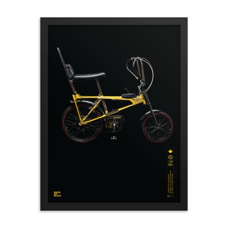 Framed C.C.M. Mustang Marauder - 18x24 
