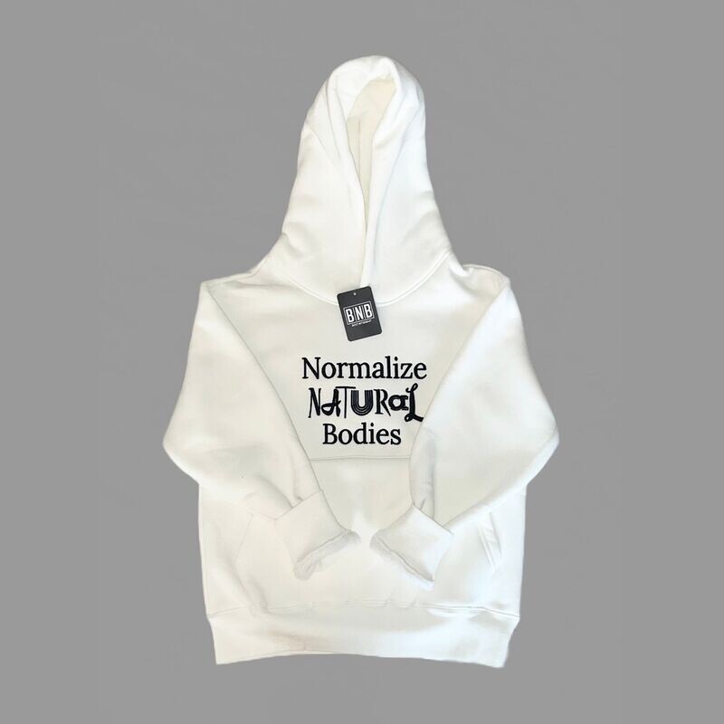 Built Not Bought Heavyweight Pullover; White
