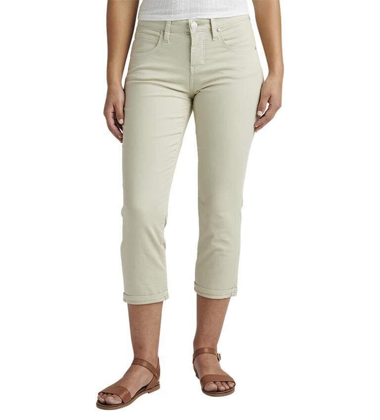 Khaki Crop Pants