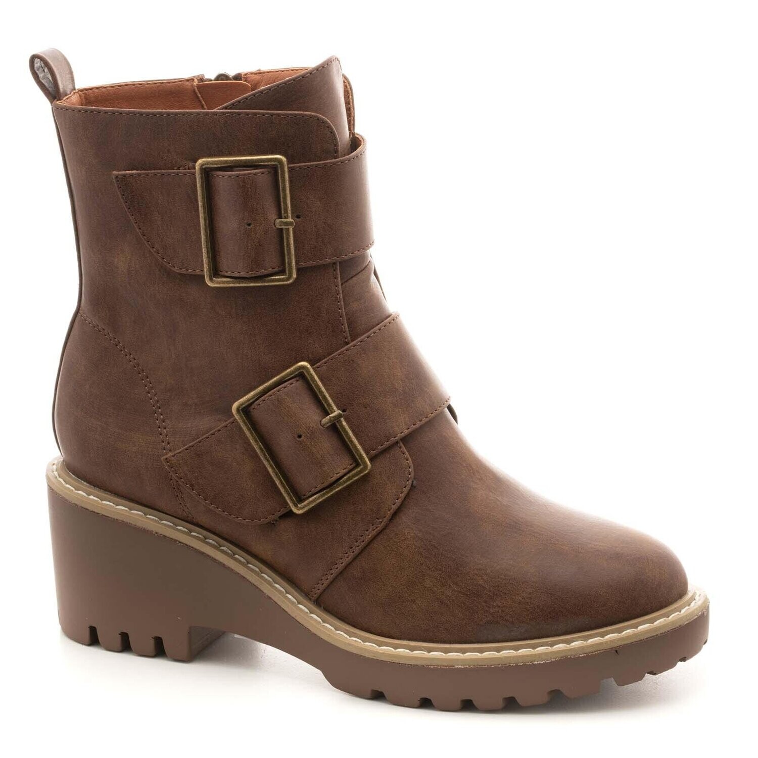 Distressed Brown Boot