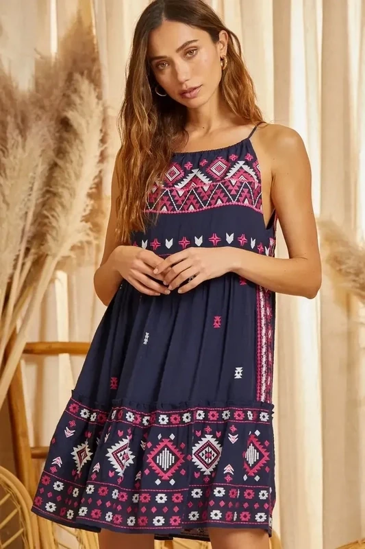 ​Navy Sundress