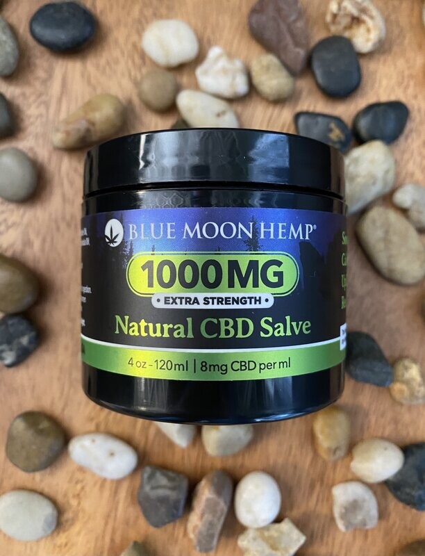 Blue Moon Hemp Natural CBD Salve 1000mg