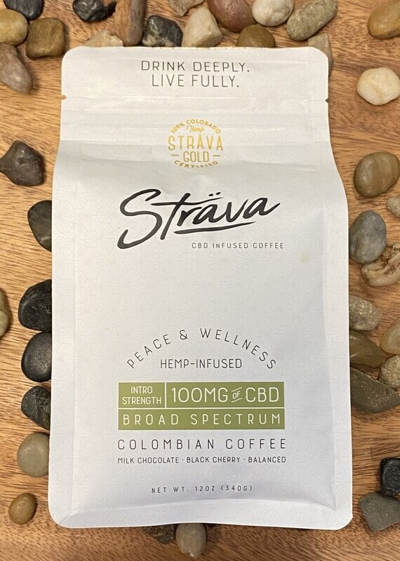 Sträva Broad Spectrum CBD Whole Coffee Beans