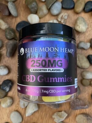 Blue Moon Hemp Broad Spectrum CBD Gummies Assorted Flavors