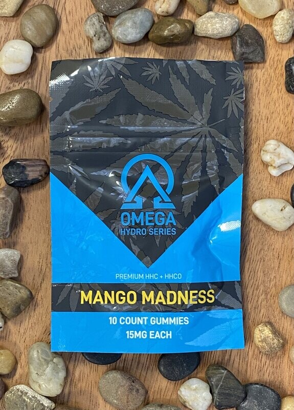 Delta Omega Gummies-Mango Madness 150mg 10pcs
