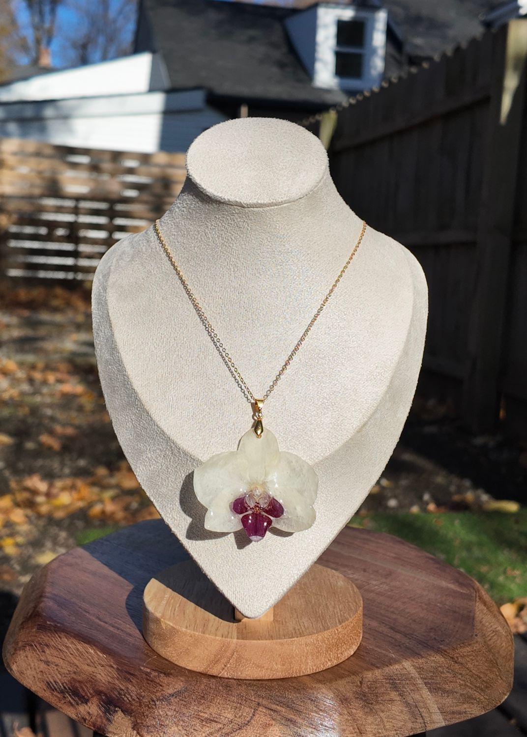 Wild White/Fuchsia Orchid Set