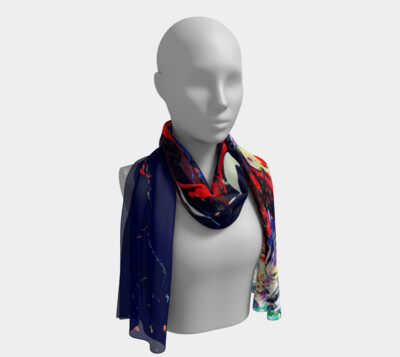 ROYAL RODS SILK SCARF