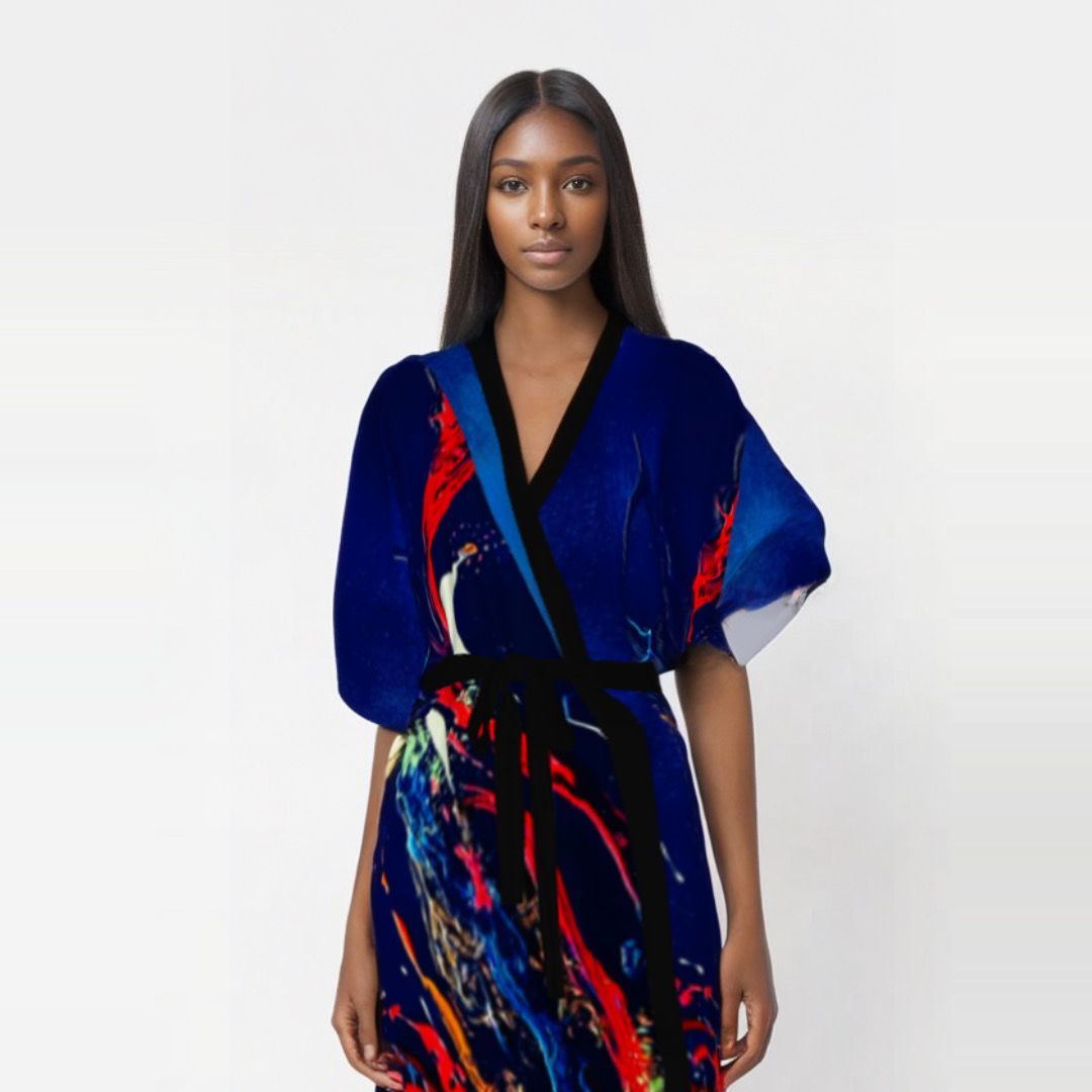 ROYAL RHODOPSIN KIMONO ROBE