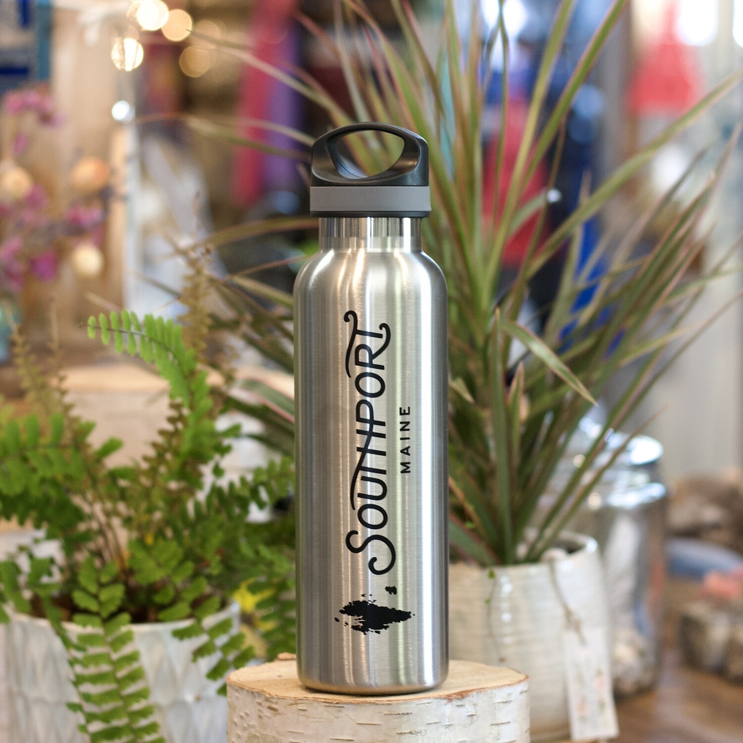 SPT 20oz Silver Water Bottle