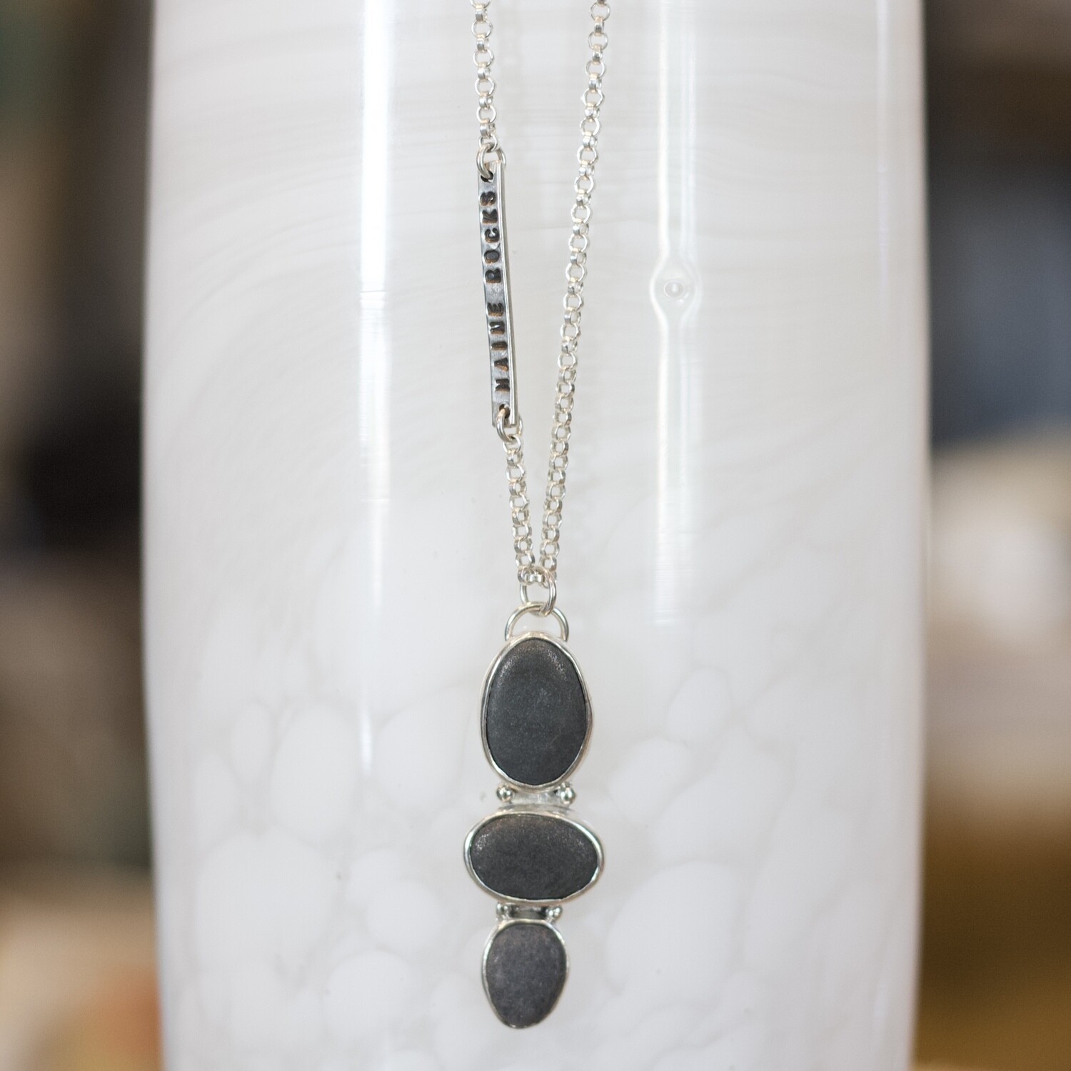Marrick Maine Rocks - Small Triple Necklace
