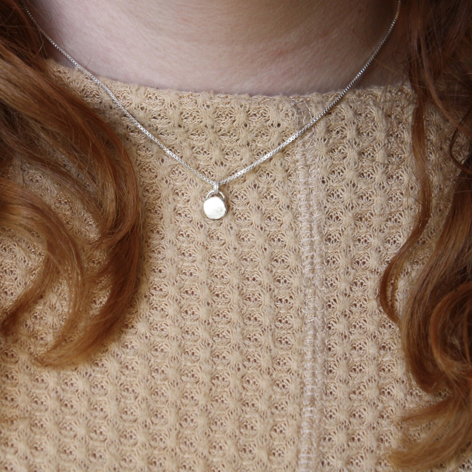 Sari Rae Silver Dot Necklace