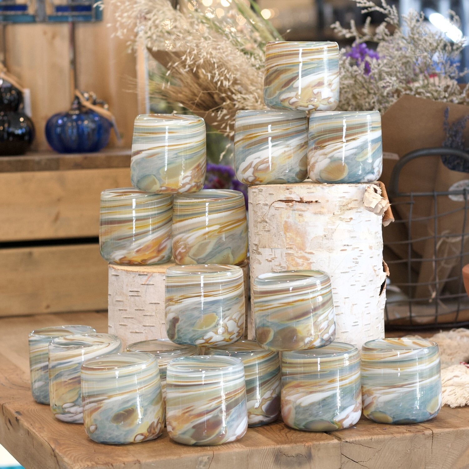 Belfire Glass Low Ball Glass