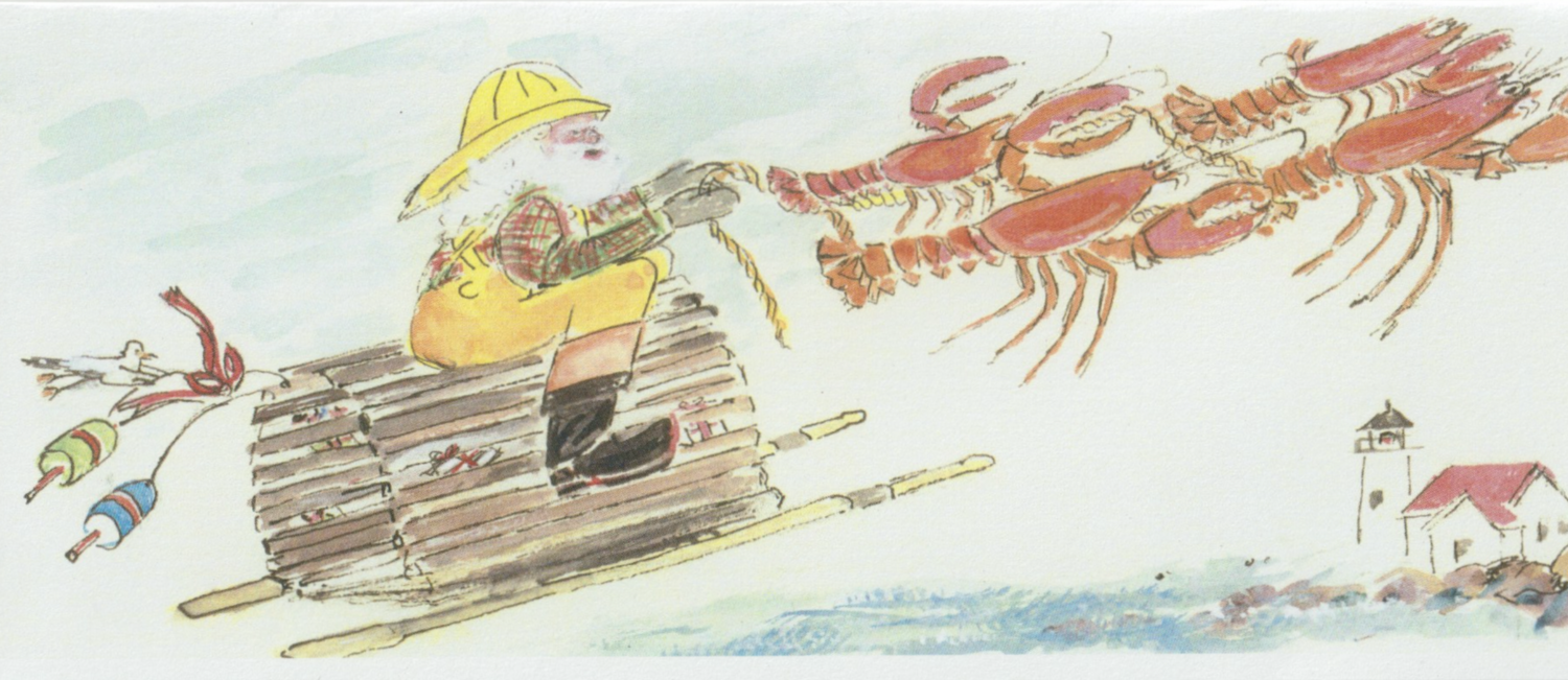 Maria Doelp SGS &quot;Santa and his Claws&quot; 4 x 9 Cards