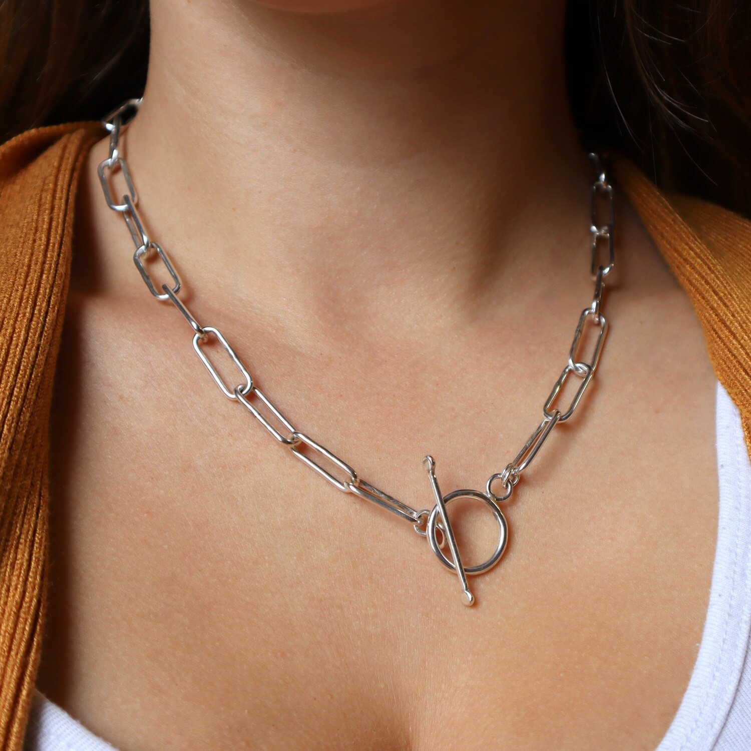 Sari Rae Paperclip Chain Necklace