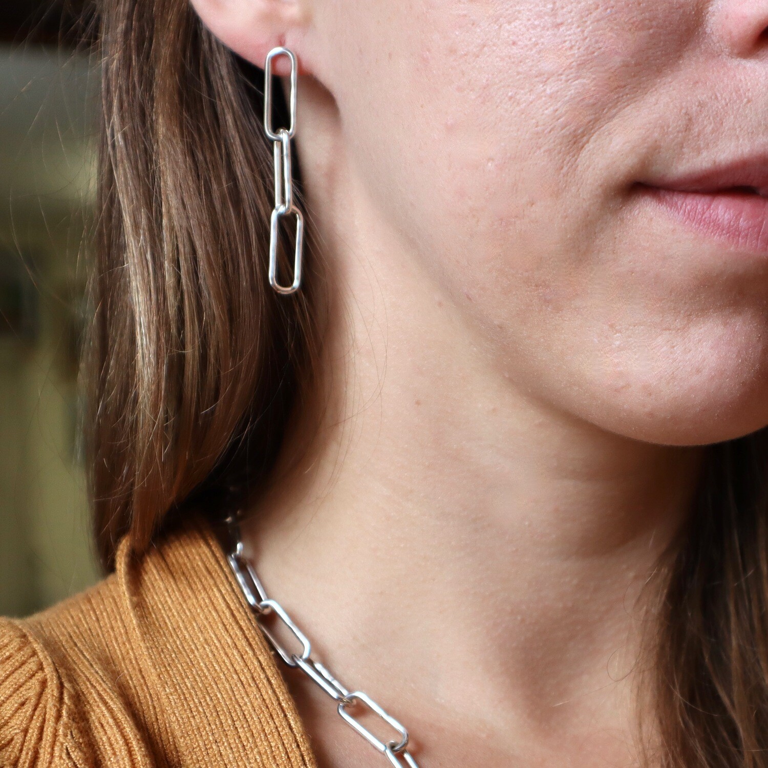 Sari Rae Paperclip Earrings