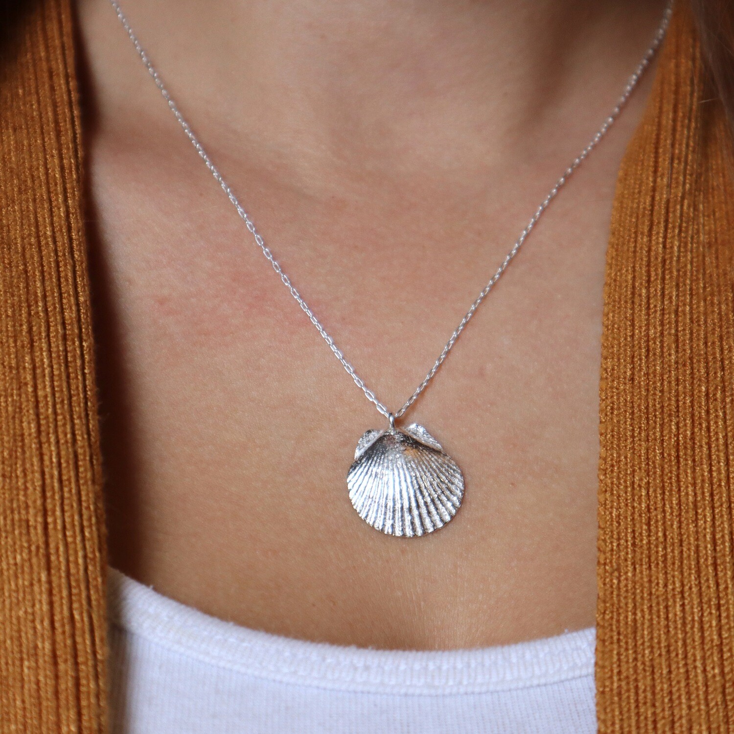 Maine Yoga Jewelry Scallop Shell