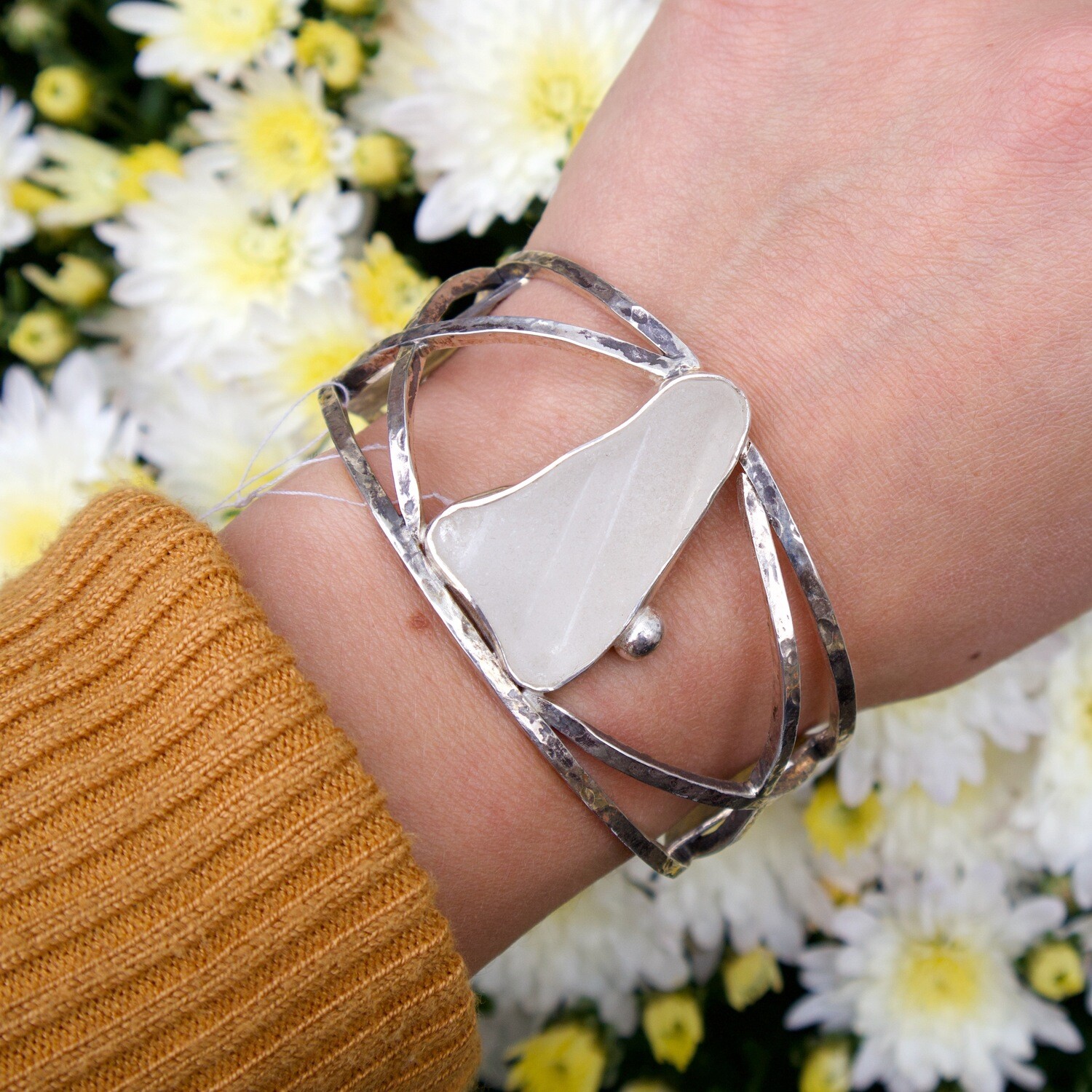 Leslie Weaver Seaglass Cuff 23