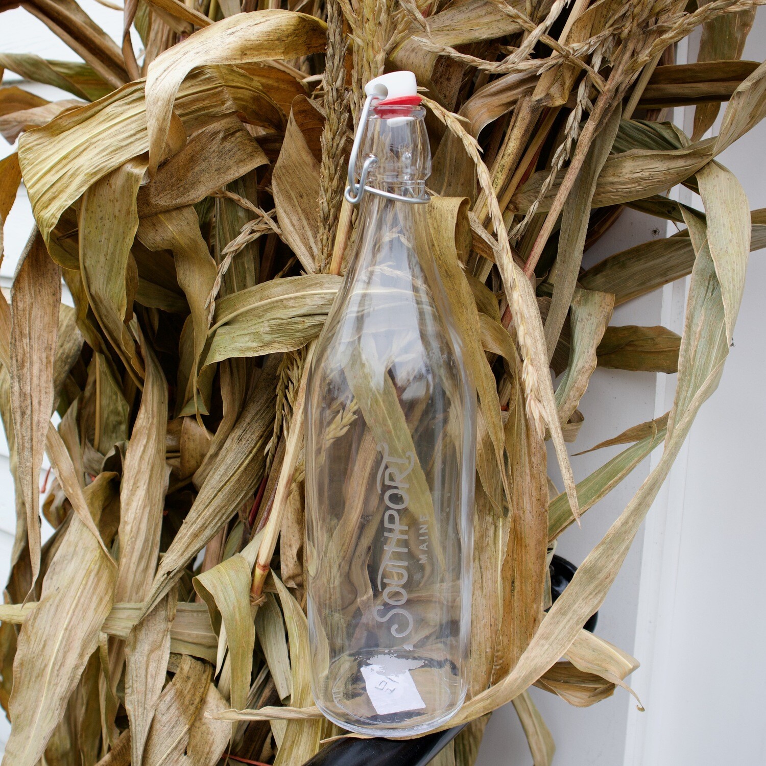SPT Glass Water Bottle with Cork Lid