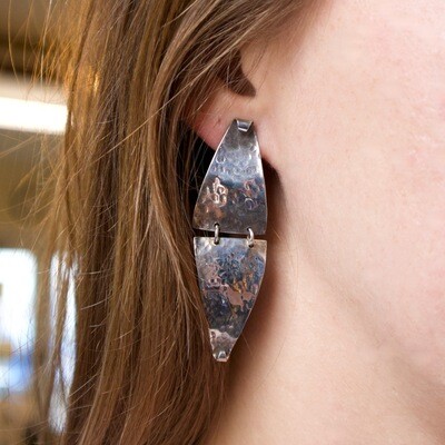 Leslie Weaver Hinged Drop Earrings 23
