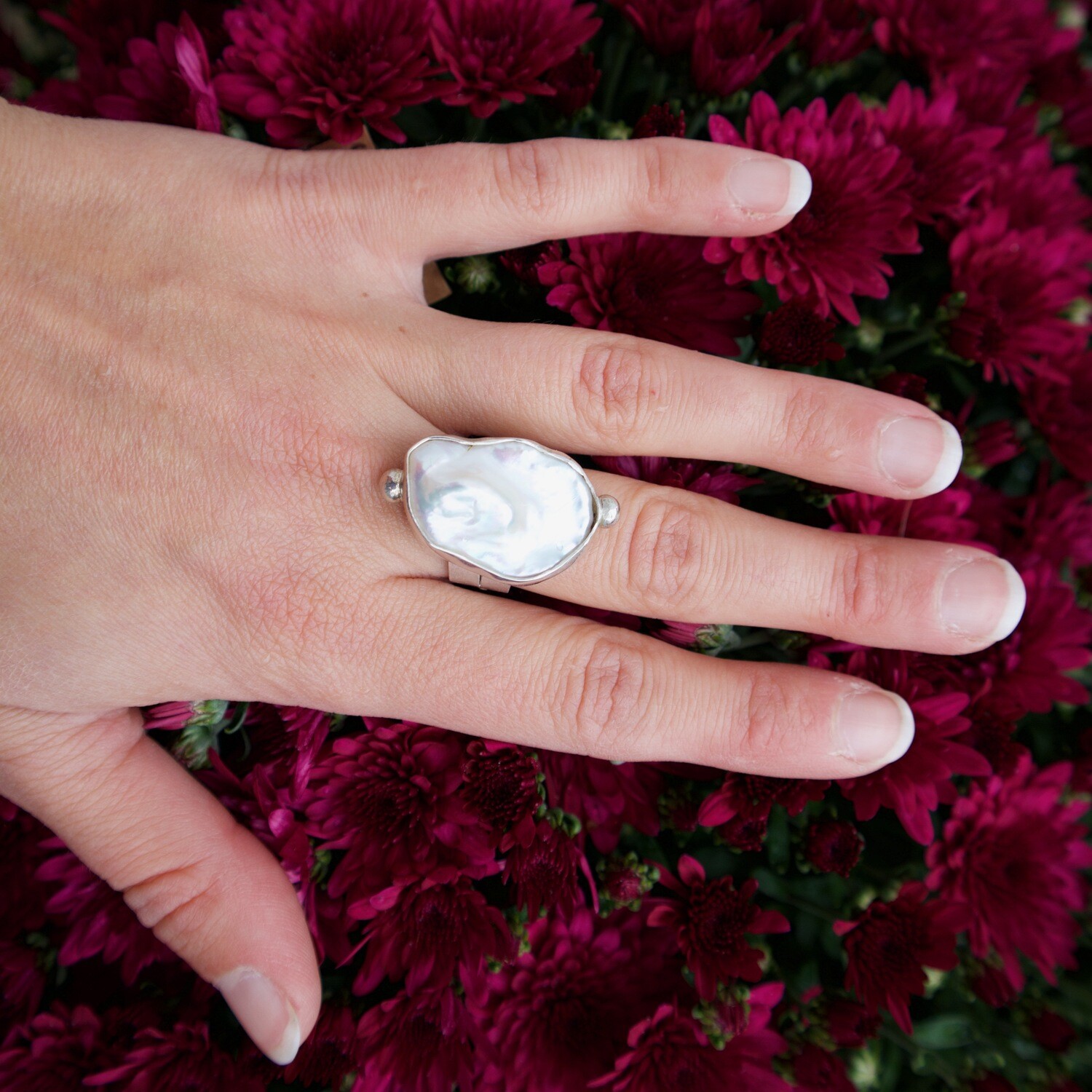 Leslie Weaver Pearl Ring 23