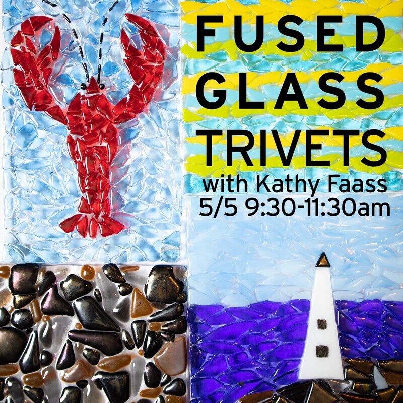 5/5 Fused Glass Trivet Workshop