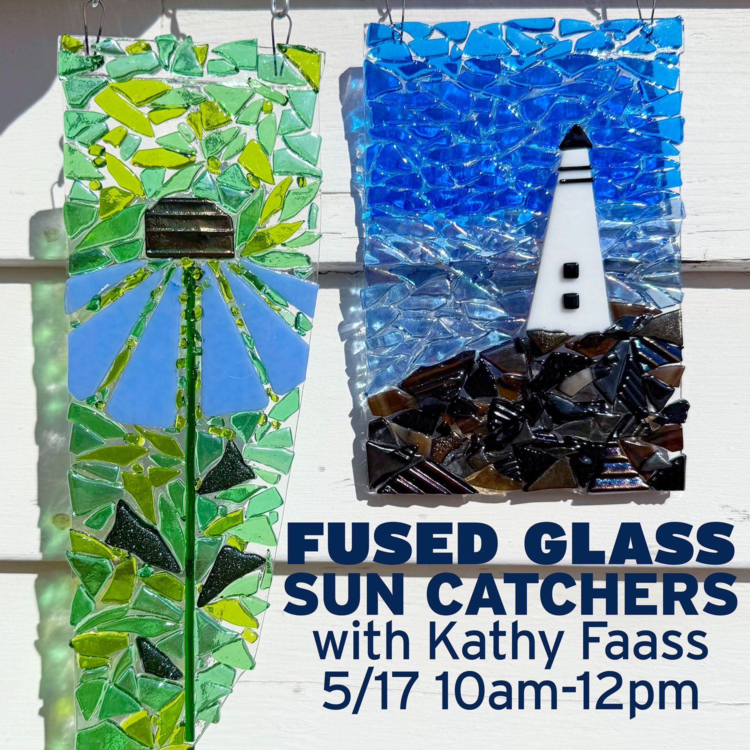 5/17 Fused Glass Sun Catchers Workshop