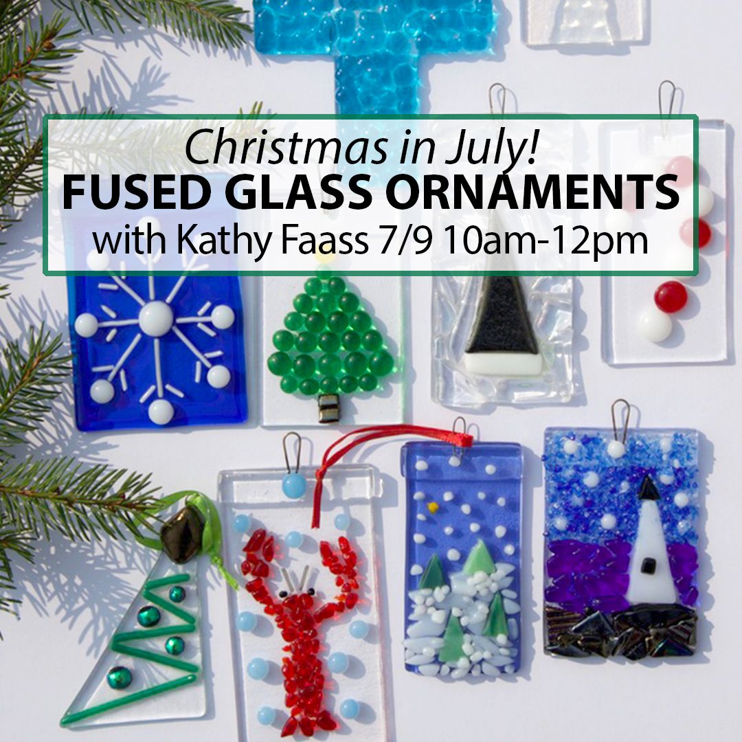 7/9 Fused Glass Ornaments