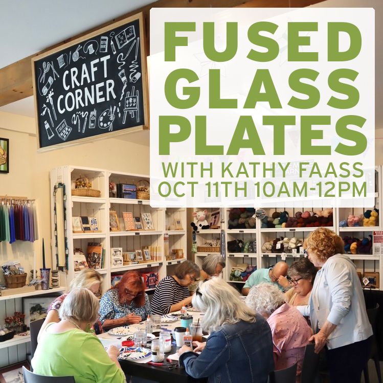 10/11 Fused Glass Plates Workshop with Kathy Faass