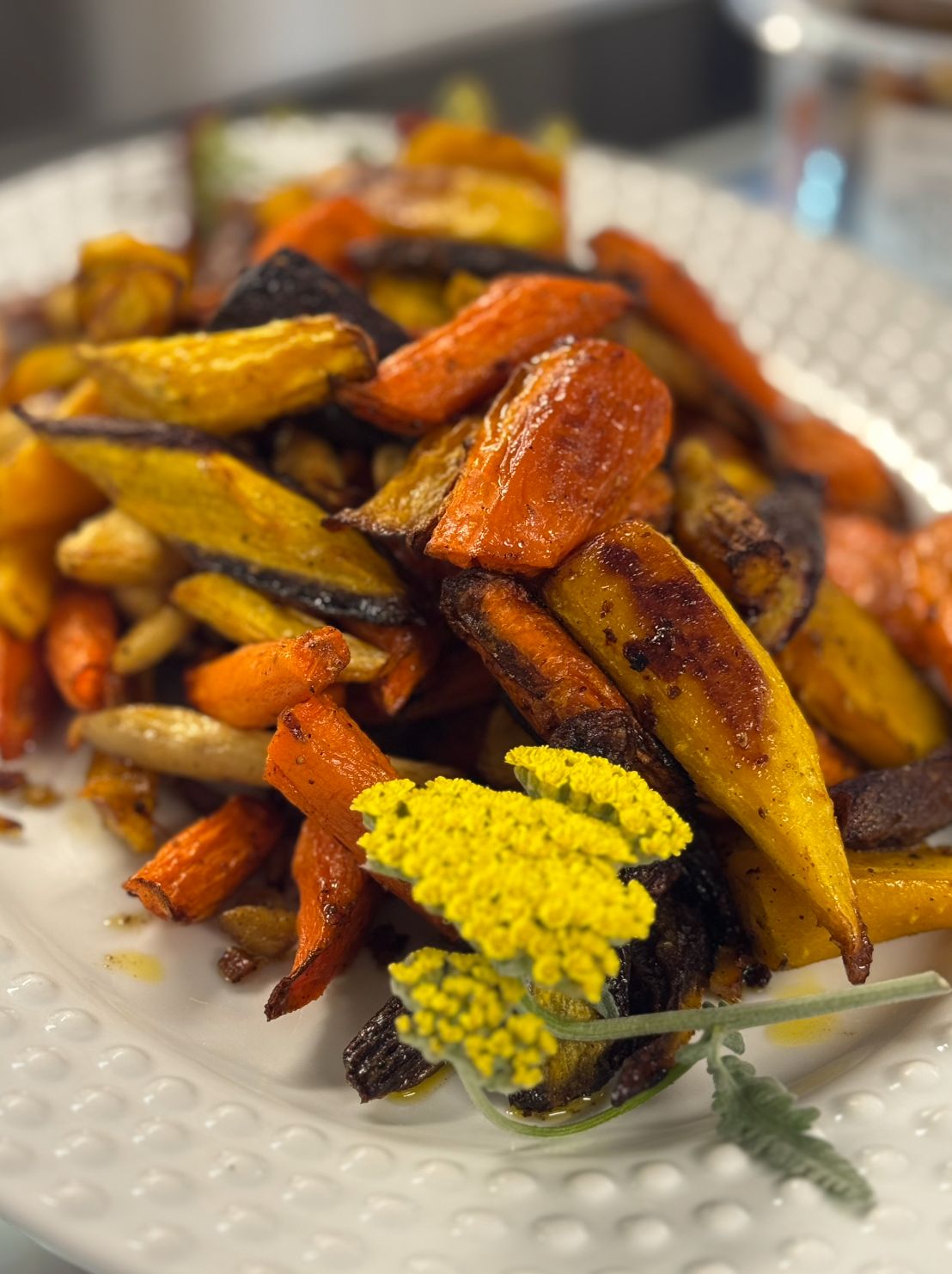 Ginger Cardamon Glazed Carrots