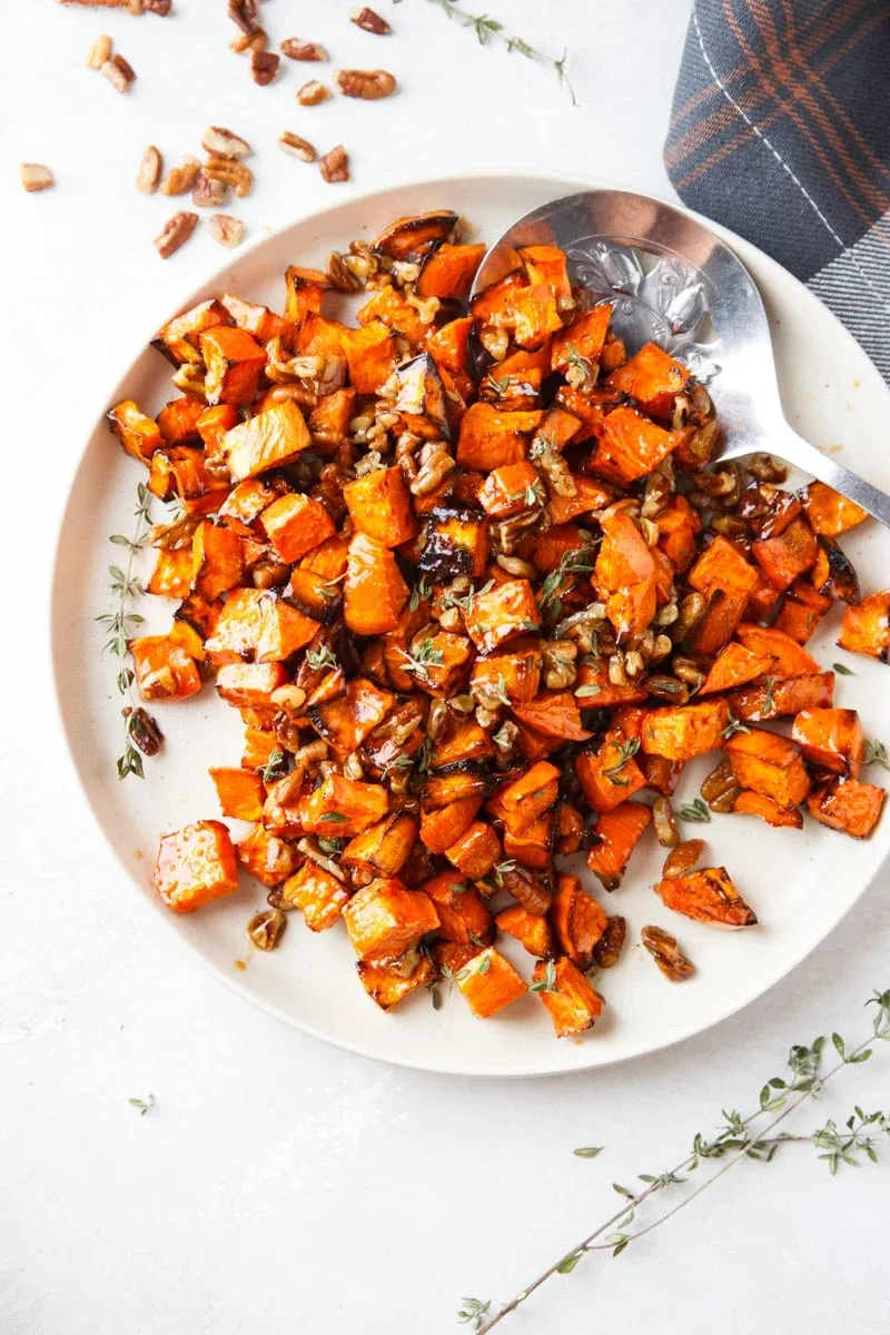 Maple Roasted Sweet Potatoes