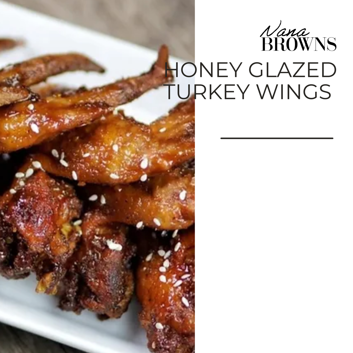 Honey Glazed Turkey Wing Recipe