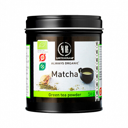 Чай зелёный "Матча" органический Urtekram 50 г