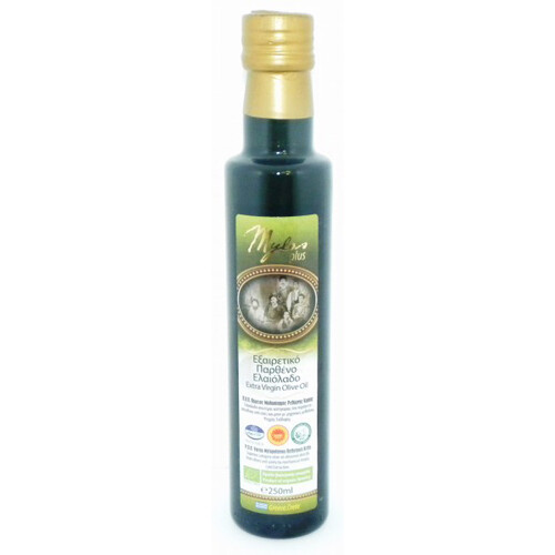 Масло оливковое высшего качества Extra Virgin Olive Oil Organic Mylos Plus 250 мл.