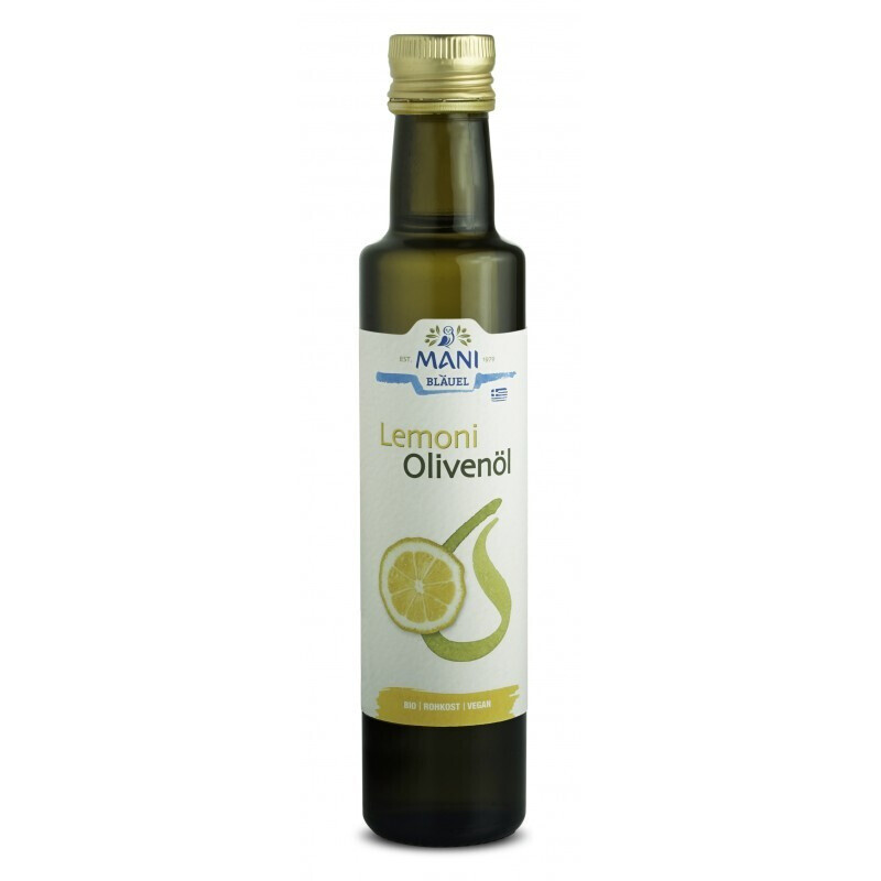 Оливковое масло с лимоном, MANI, бутылка 0,25 л