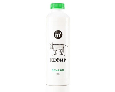 Кефир из цельного молока 3,2-4%, Ферма М2, 750 г