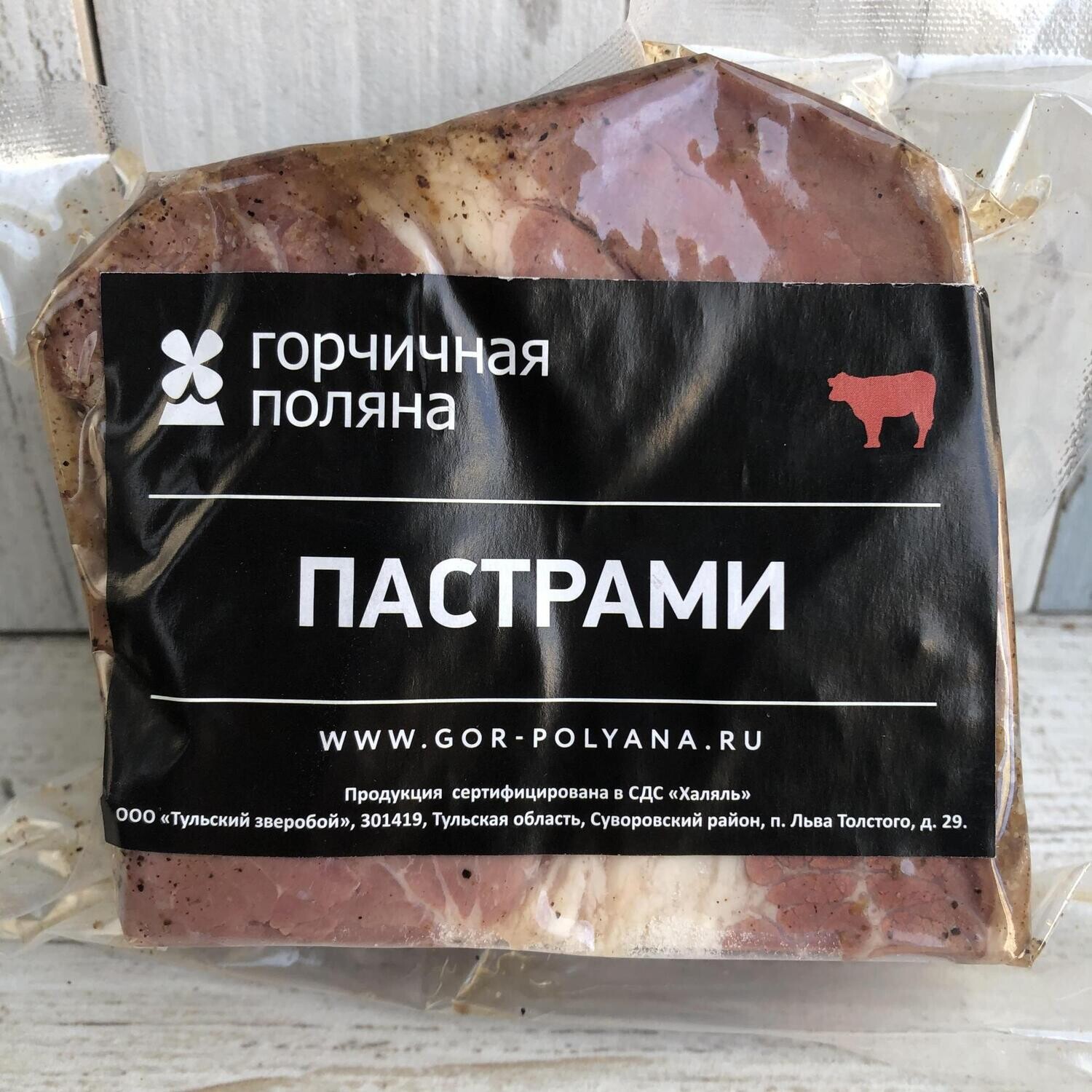 Пастрами из говядины , Горчичная Поляна, 300 г