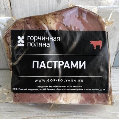 Пастрами из говядины , Горчичная Поляна, 0,3 кг.
