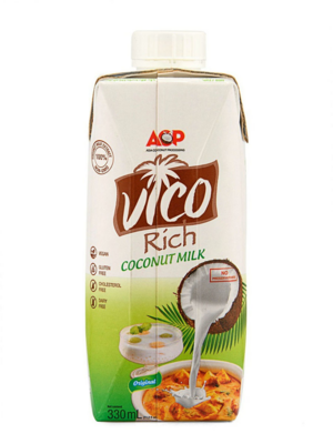 Кокосовое молоко 17-19%, Vico, 330 мл